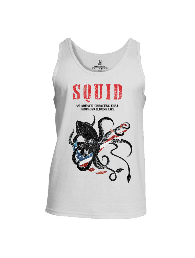 Battleraddle Squid Mens Cotton Tank Top