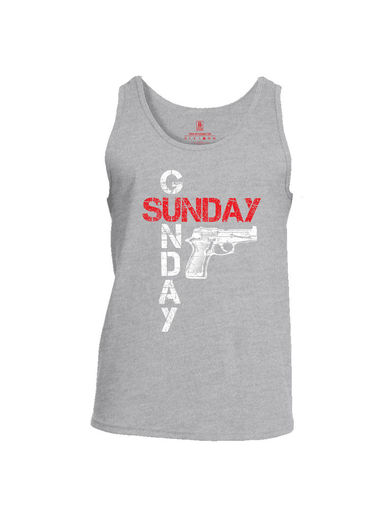 Battleraddle Sunday Gunday Mens Cotton Tank Top