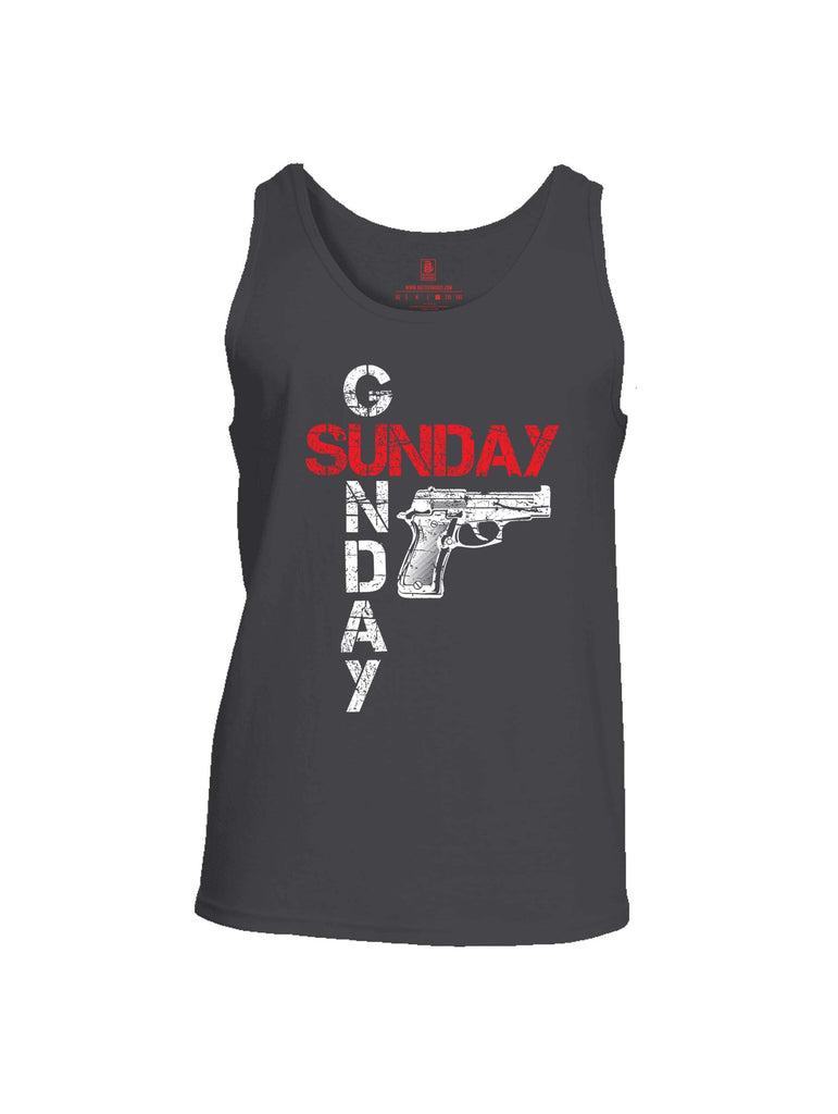 Battleraddle Sunday Gunday Mens Cotton Tank Top