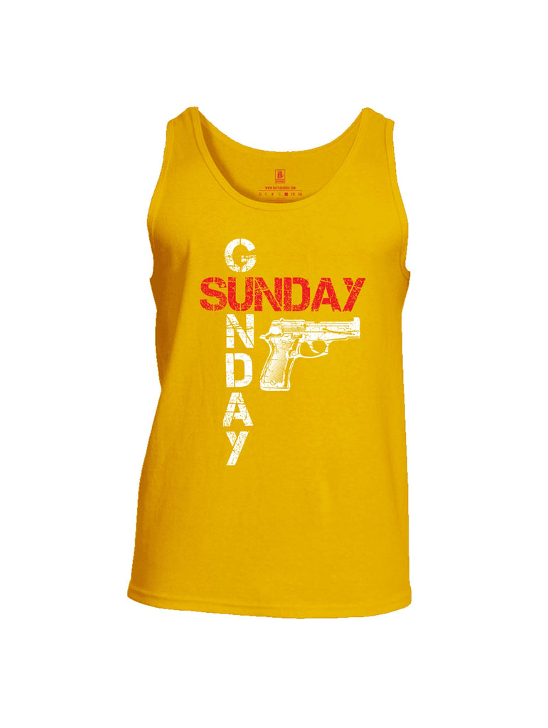 Battleraddle Sunday Gunday Mens Cotton Tank Top