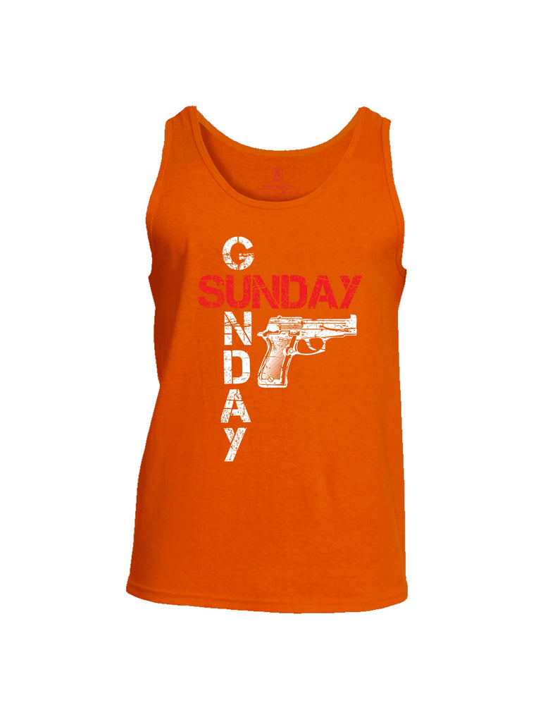 Battleraddle Sunday Gunday Mens Cotton Tank Top