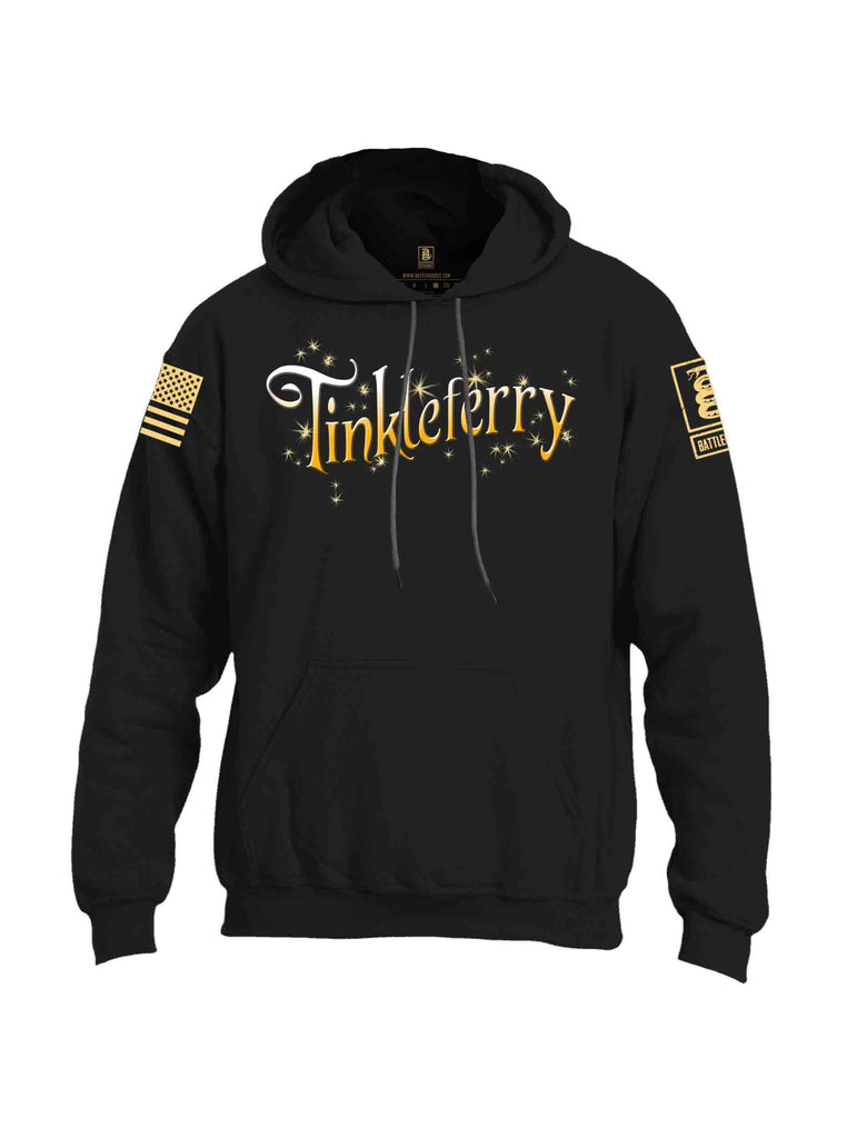 Battleraddle Tinkleferry Yellow Sleeve Print Mens Blended Hoodie With Pockets
