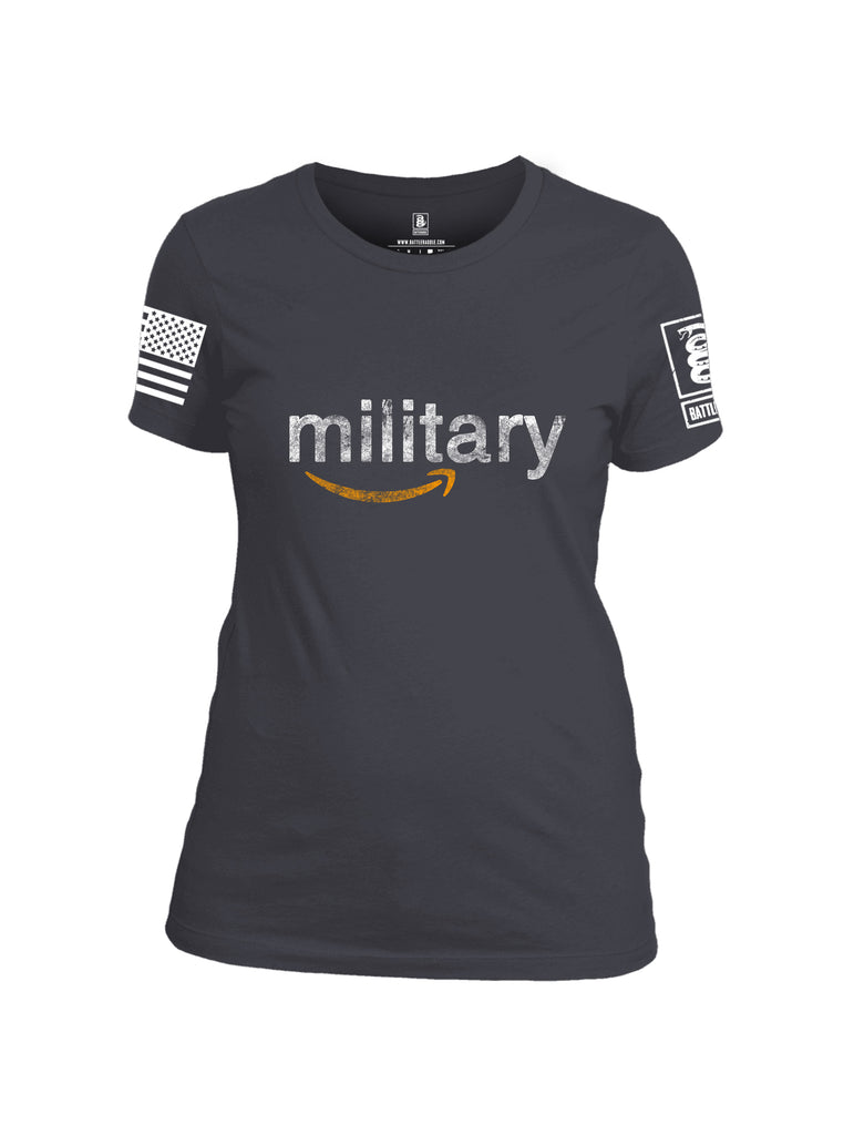 Battleraddle Military  Women Cotton Crew Neck T-Shirt
