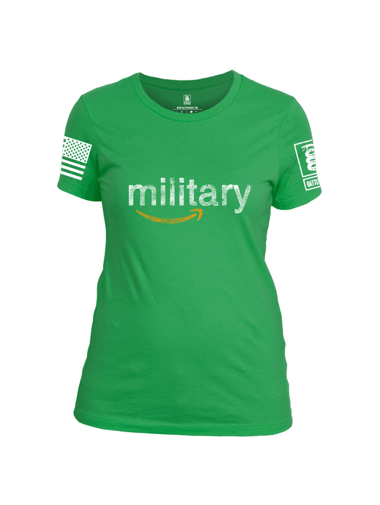 Battleraddle Military  Women Cotton Crew Neck T-Shirt