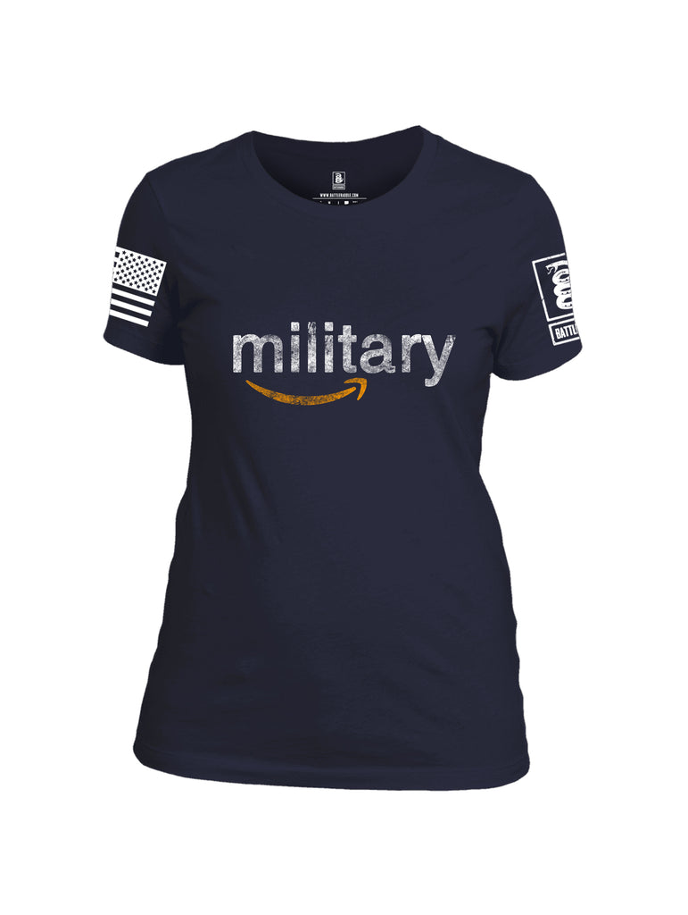 Battleraddle Military  Women Cotton Crew Neck T-Shirt