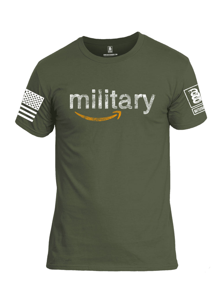 Battleraddle Military  Men Cotton Crew Neck T-Shirt