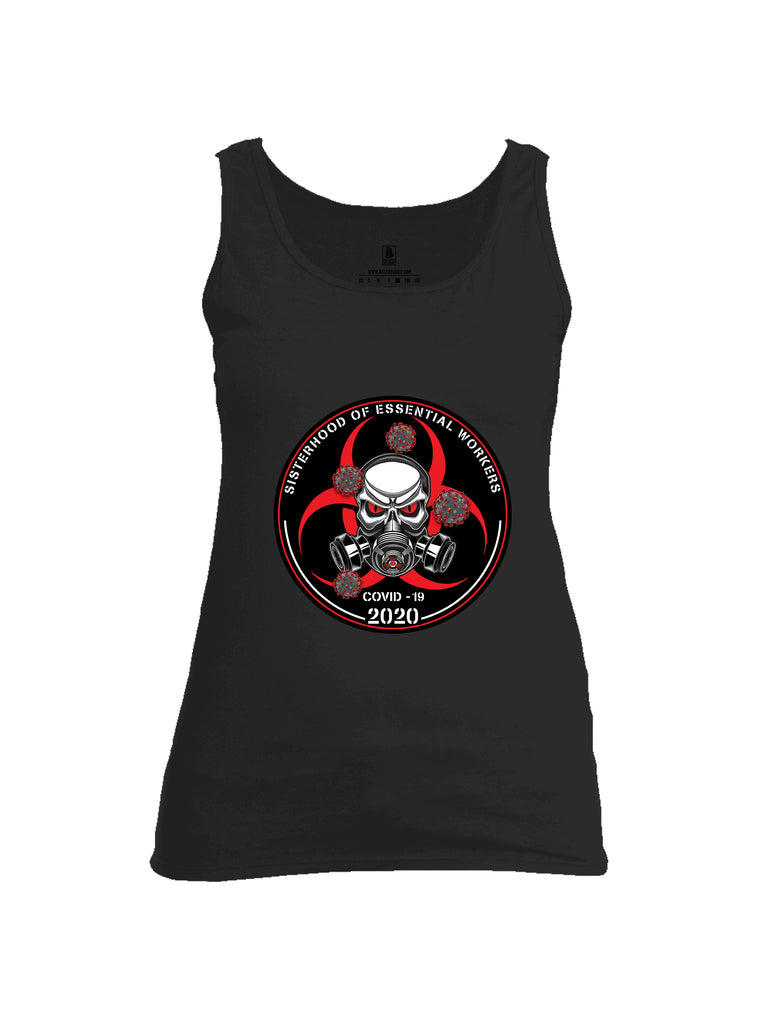 Battleraddle Sisterhood Of Essential Workers COVID 19 2020 Womens Cotton Tank Top