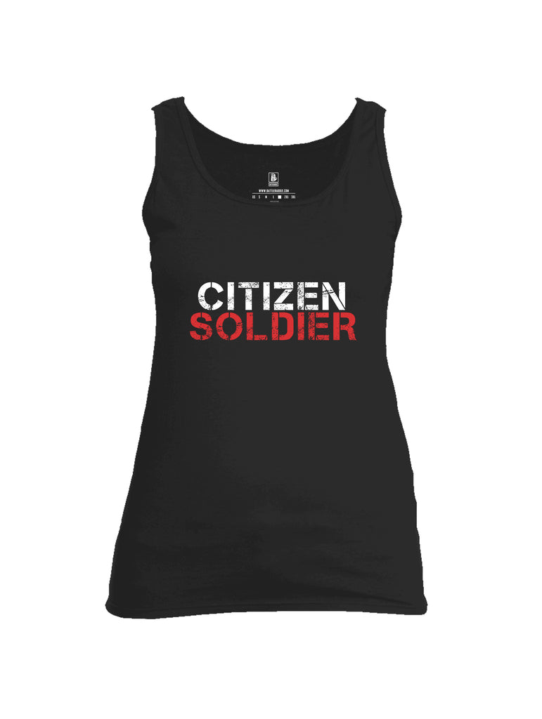 Battleraddle Citizen Soldier Womens Cotton Tank Top