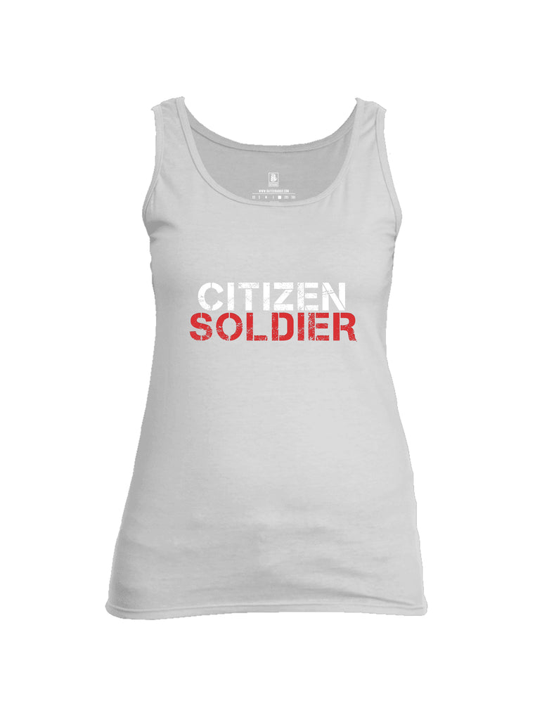 Battleraddle Citizen Soldier Womens Cotton Tank Top