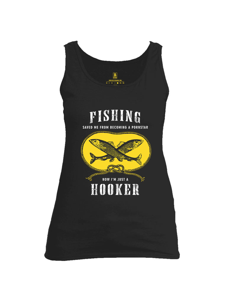 Battleraddle Fishing Saved me from Becoming a Pornstar Womens Cotton Tank Top
