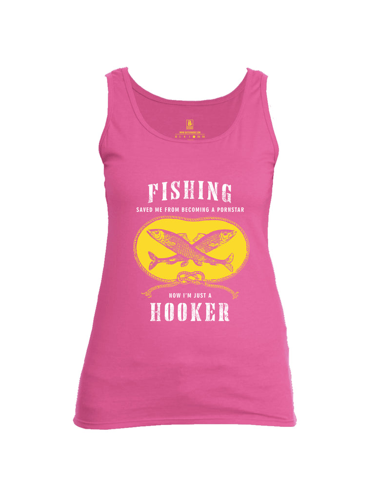 Battleraddle Fishing Saved me from Becoming a Pornstar Womens Cotton Tank Top
