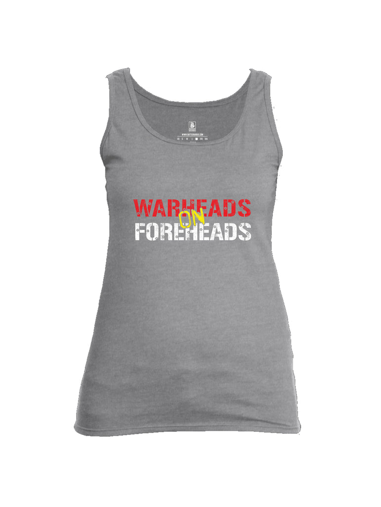 Battleraddle Warheads On Foreheads Womens Cotton Tank Top