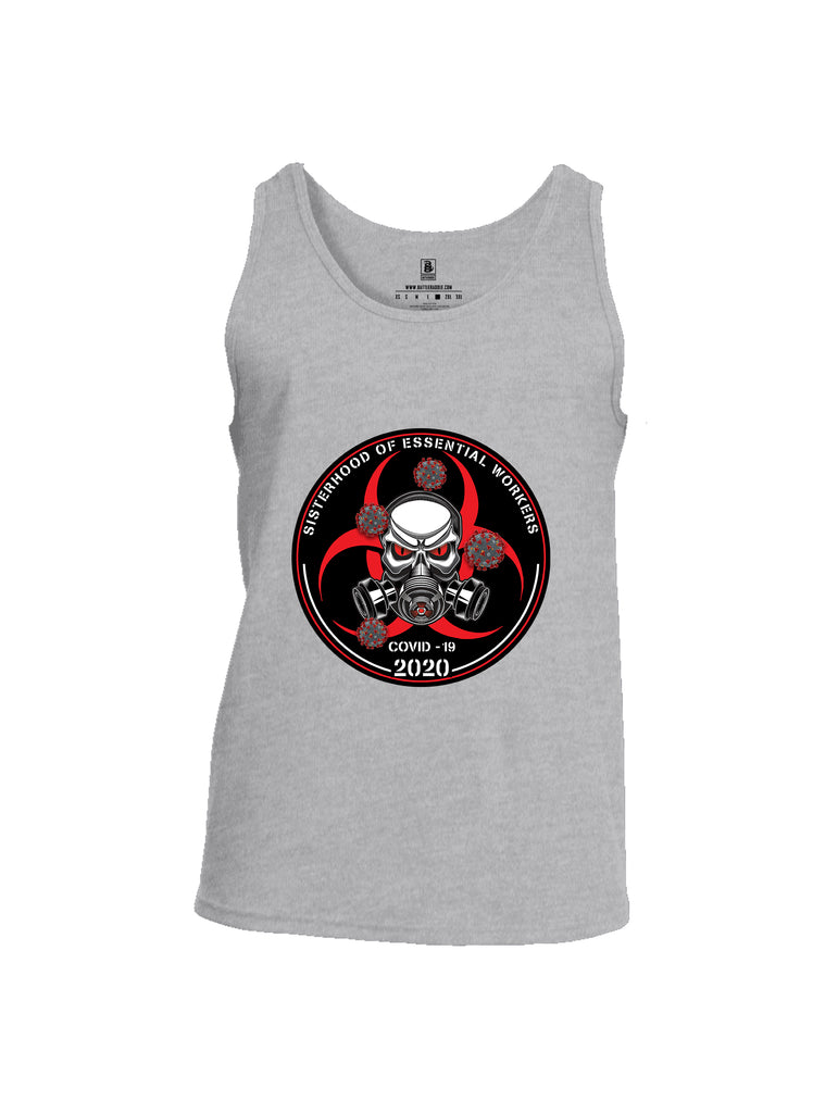 Battleraddle Sisterhood Of Essential Workers COVID 19 2020 Mens Cotton Tank Top