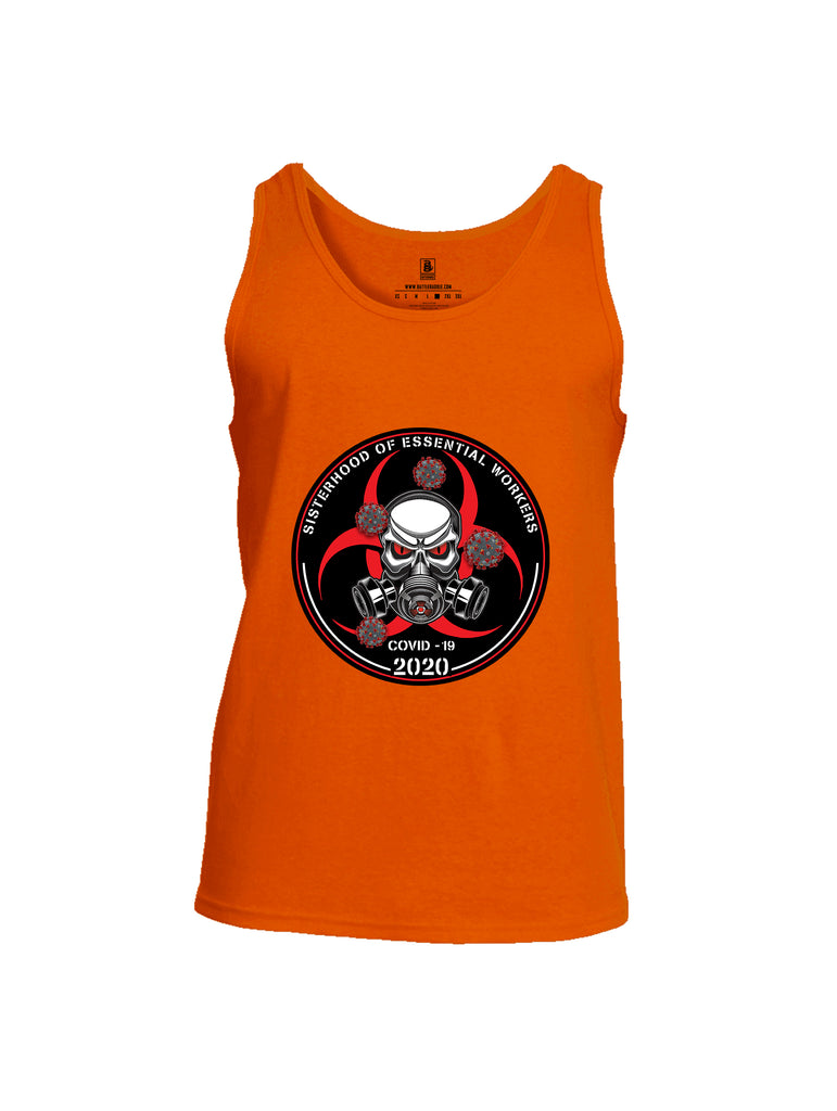 Battleraddle Sisterhood Of Essential Workers COVID 19 2020 Mens Cotton Tank Top