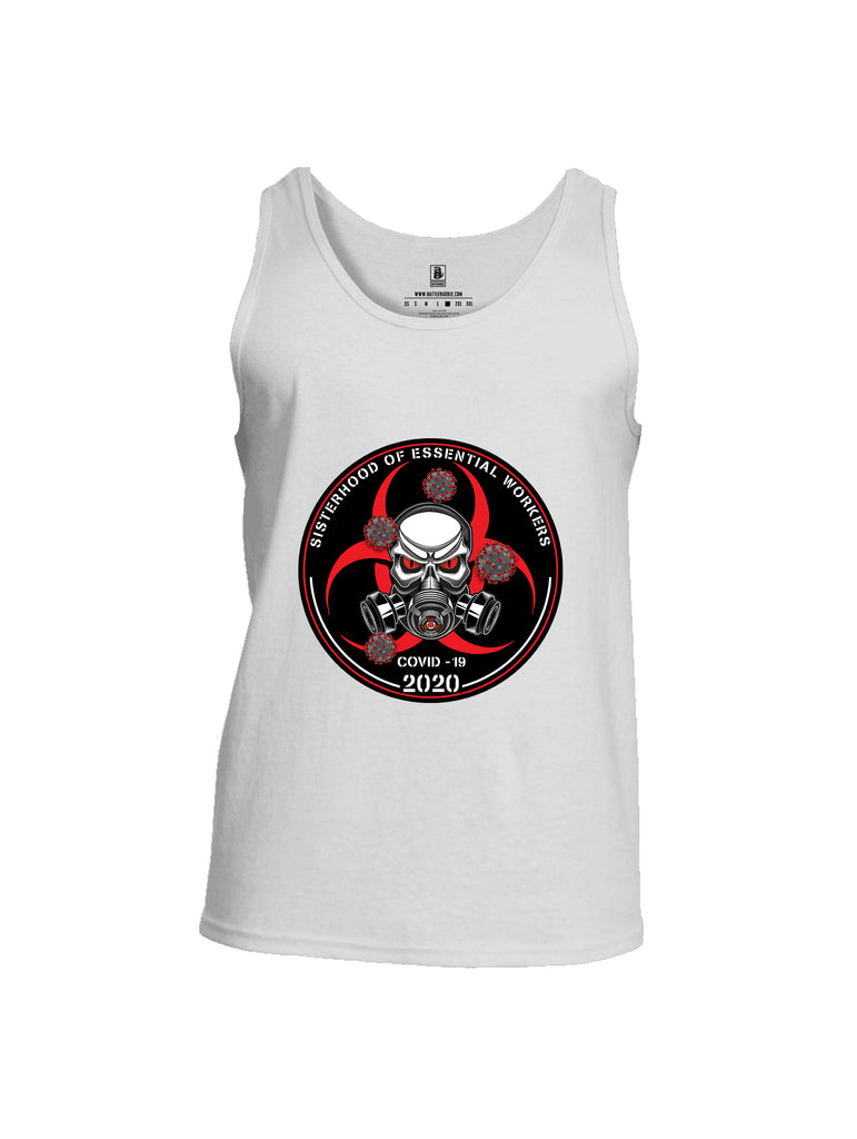 Battleraddle Sisterhood Of Essential Workers COVID 19 2020 Mens Cotton Tank Top