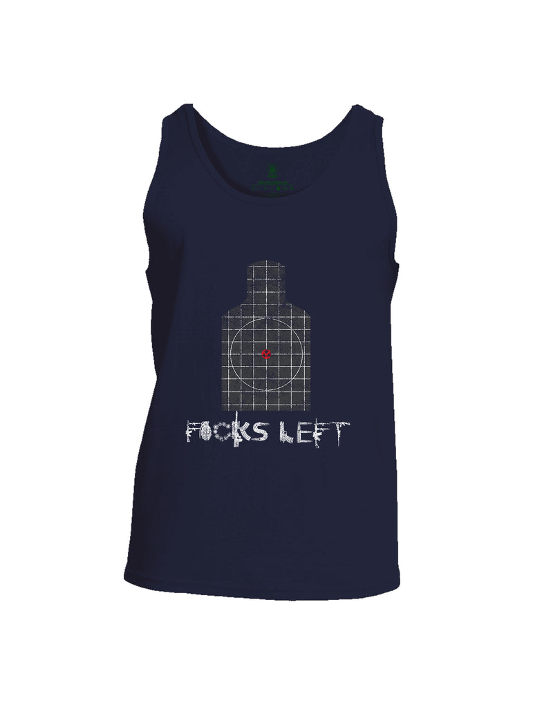 Battleraddle Zero Fucks Left Men Cotton Cotton Tank Top