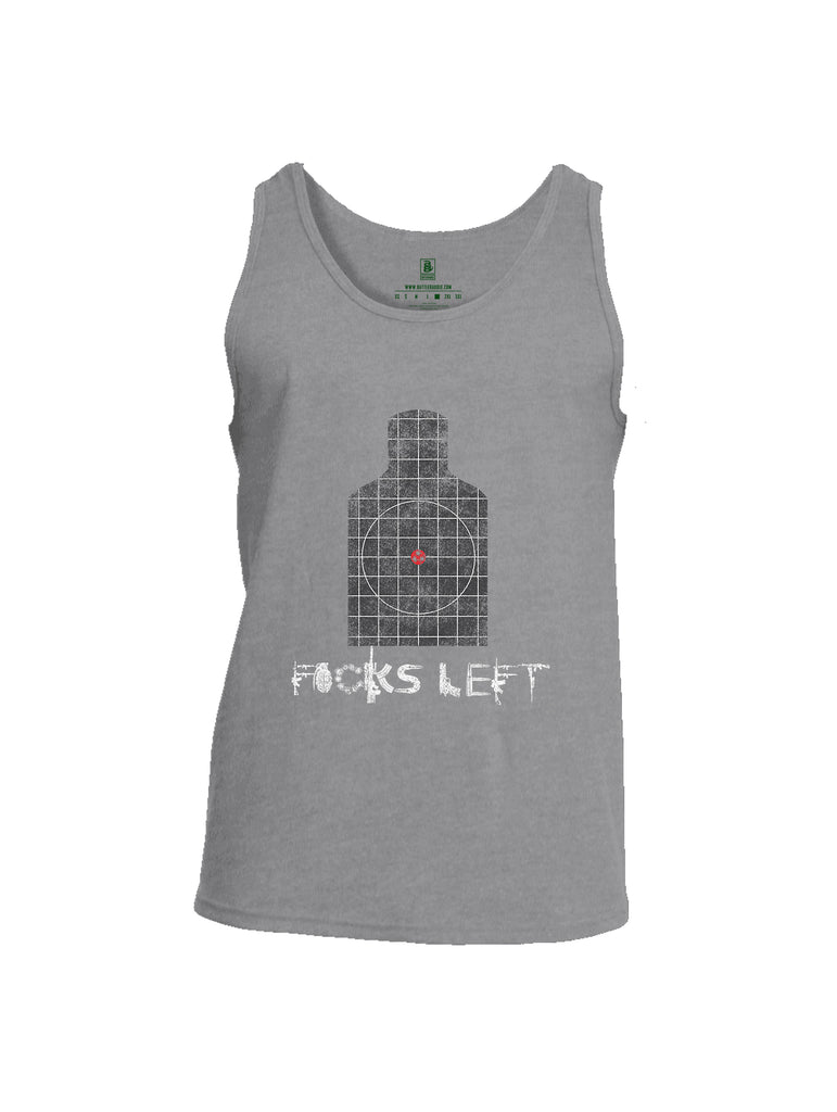 Battleraddle Zero Fucks Left Men Cotton Cotton Tank Top