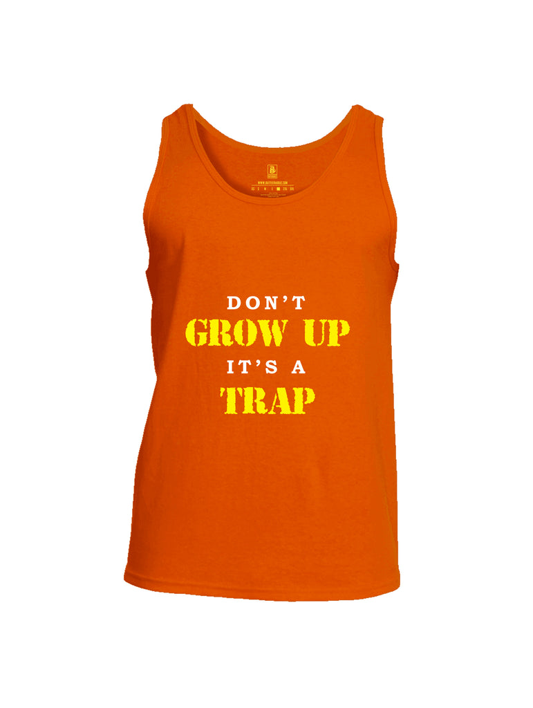 Battleraddle Dont Grow Up Its A Trap Mens Cotton Tank Top