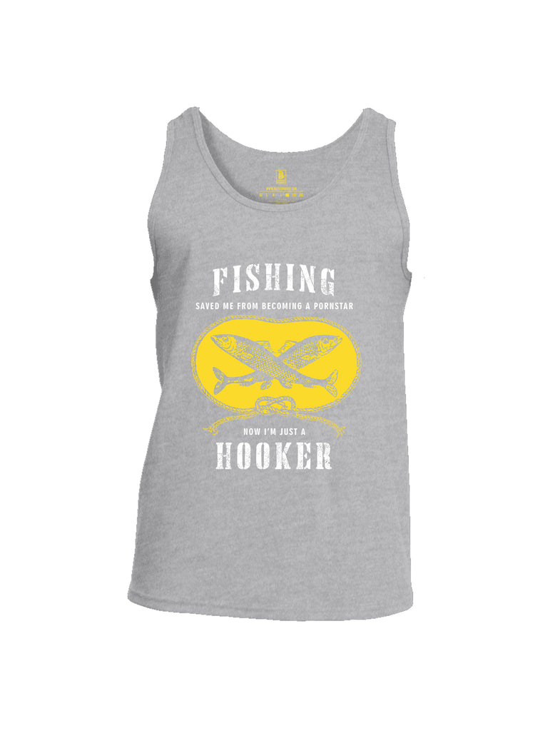 Battleraddle Fishing Saved me from Becoming a Pornstar Mens Cotton Tank Top