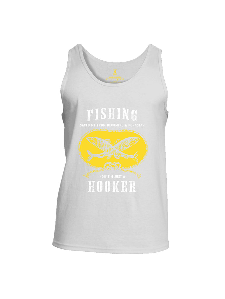 Battleraddle Fishing Saved me from Becoming a Pornstar Mens Cotton Tank Top