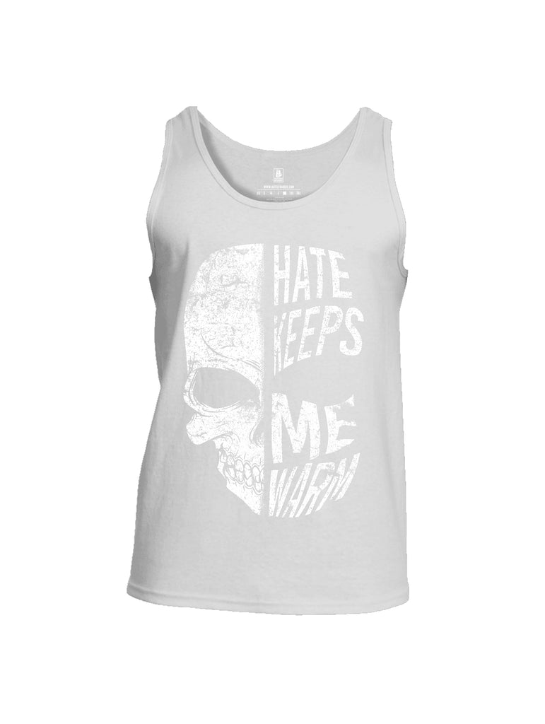 Battleraddle Hate Keeps Me Warm Skull Mens Cotton Tank Top