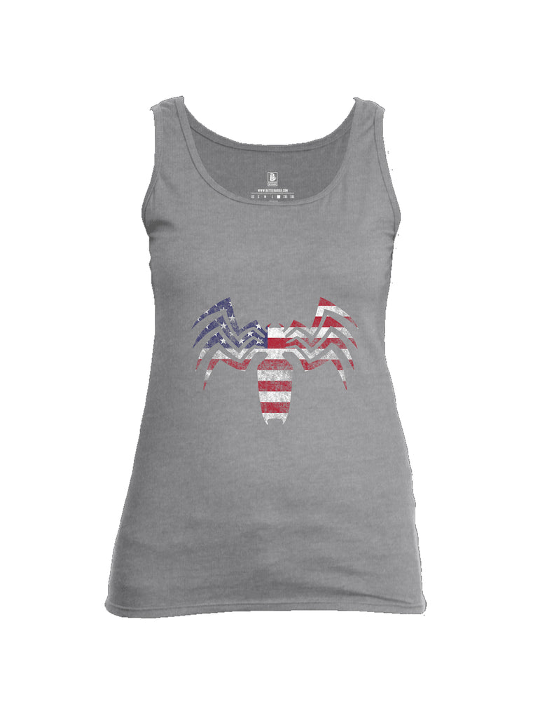 Battleraddle Venomize USA Flag Womens Cotton Tank Top