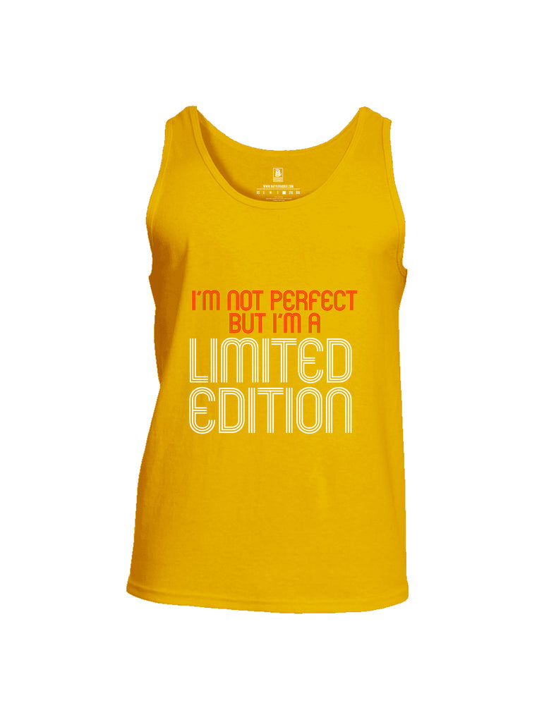 Battleraddle Im Not Perfect But Im A Limited Edition Mens Cotton Tank Top