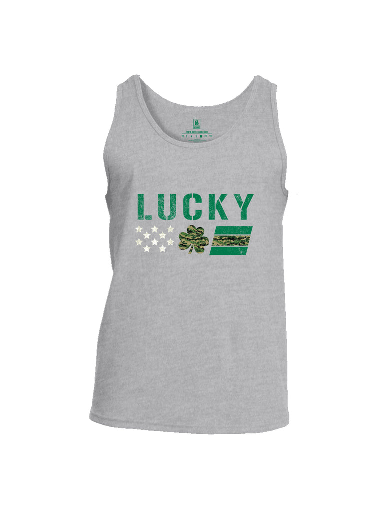Battleraddle Lucky Leaf Mens Cotton Tank Top