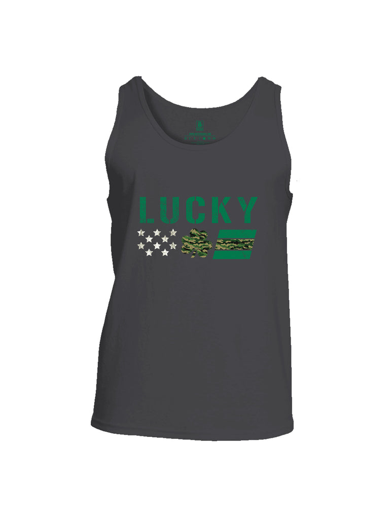 Battleraddle Lucky Leaf Mens Cotton Tank Top
