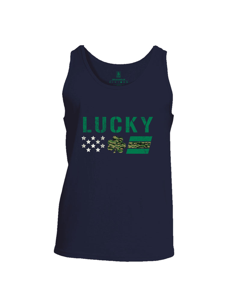 Battleraddle Lucky Leaf Mens Cotton Tank Top