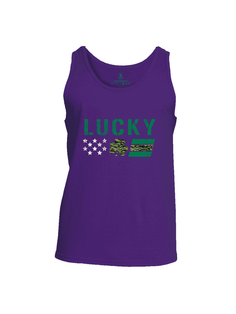Battleraddle Lucky Leaf Mens Cotton Tank Top
