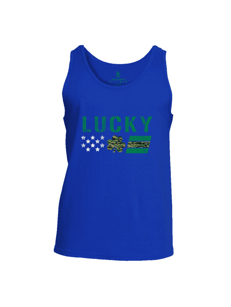 Battleraddle Lucky Leaf Mens Cotton Tank Top