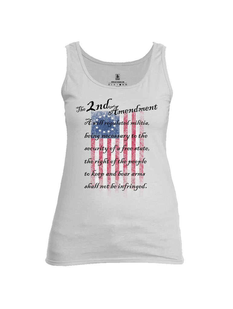 Battleraddle The 2nd Amendment 13 Colonies Womens Cotton Tank Top