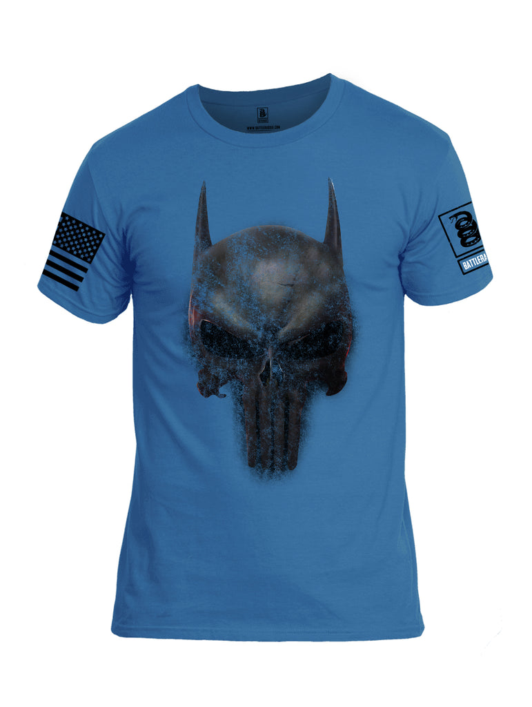 Battleraddle Mr. Vindicator Expounder Bat Black Sleeve Print Mens Cotton Crew Neck T Shirt