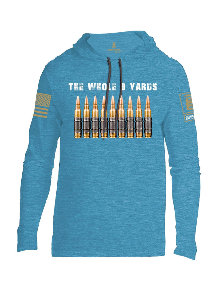 Battleraddle The Whole 9 Yards Brass Sleeve Print Mens Thin Cotton Lightweight Hoodie shirt|custom|veterans|Apparel-Mens Hoodie-Cotton