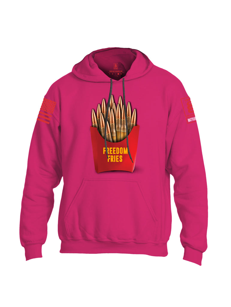 Battleraddle Freedom Fries Uni Cotton Blended Hoodie With Pockets