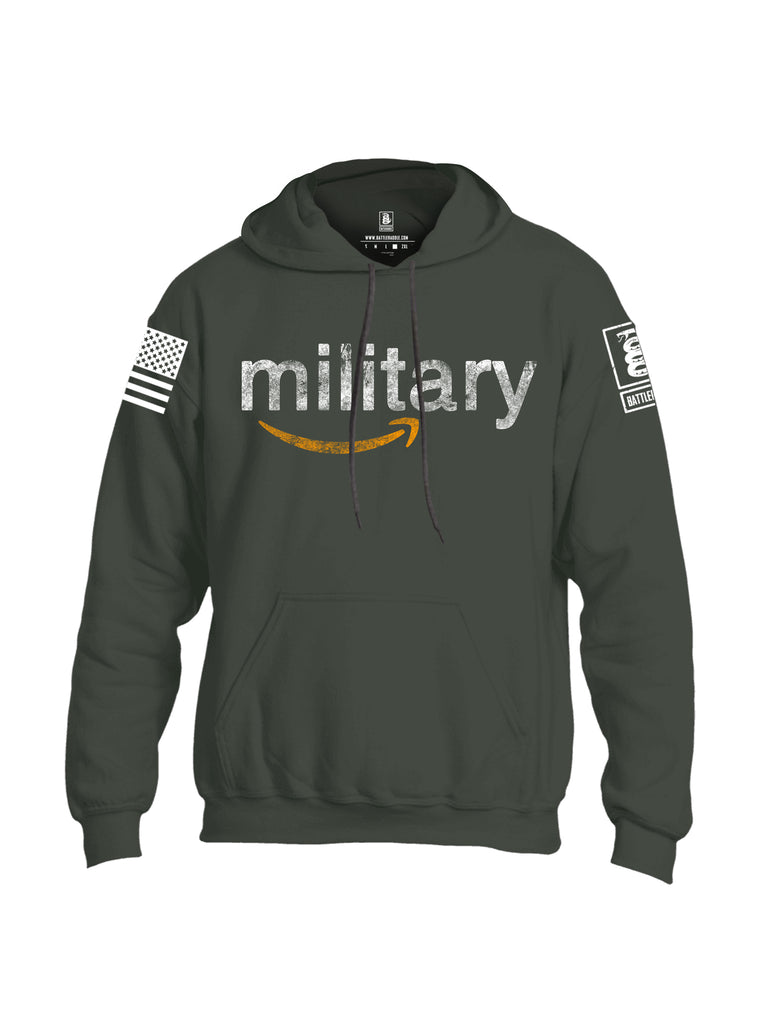 Battleraddle Military  Uni Cotton Blended Hoodie With Pockets