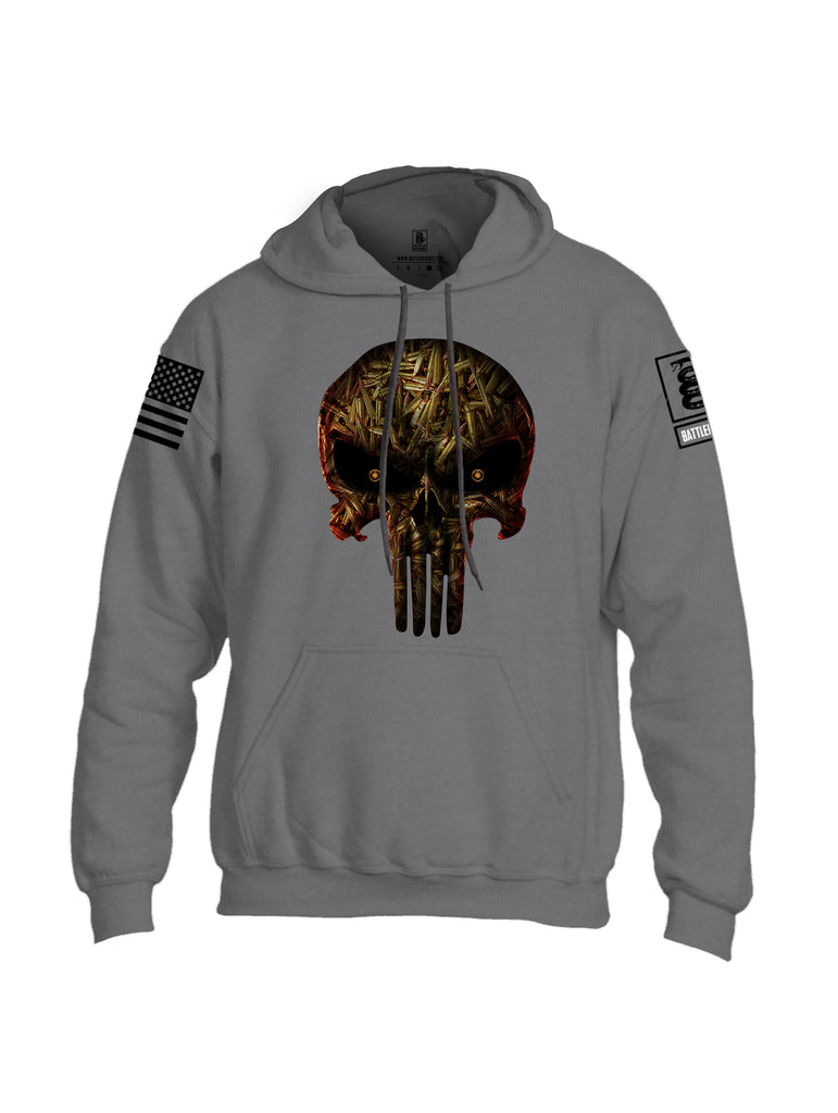 Battleraddle Expounder Bullet Rounds Black Sleeve Print Mens Blended Hoodie With Pockets