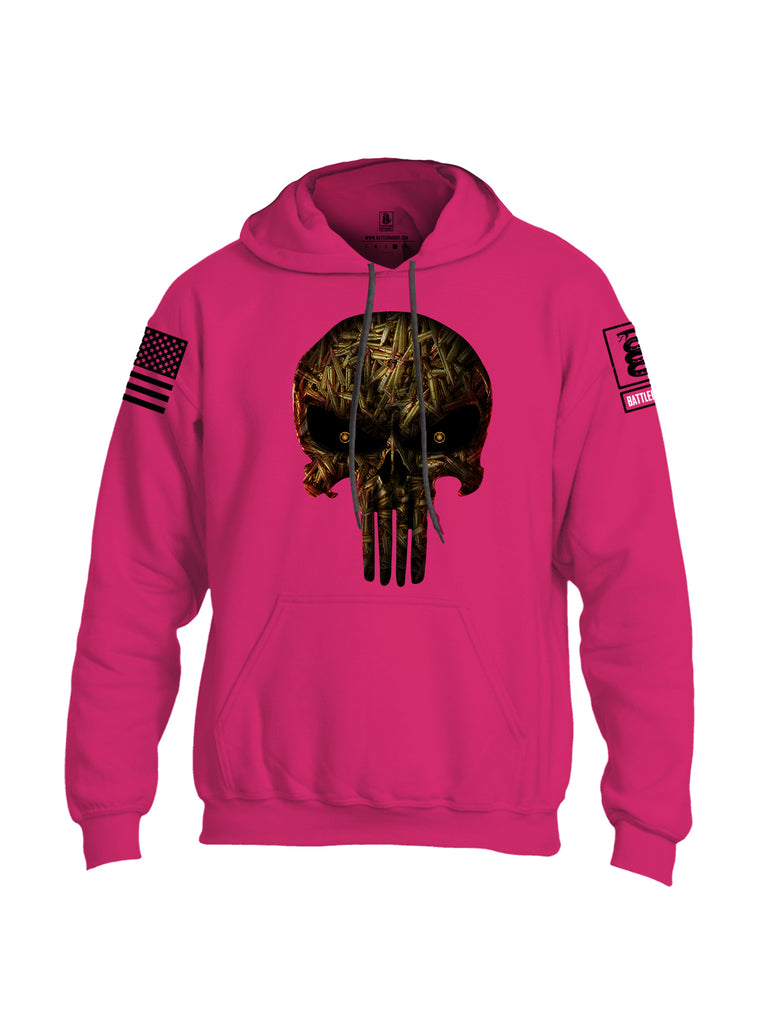 Battleraddle Expounder Bullet Rounds Black Sleeve Print Mens Blended Hoodie With Pockets