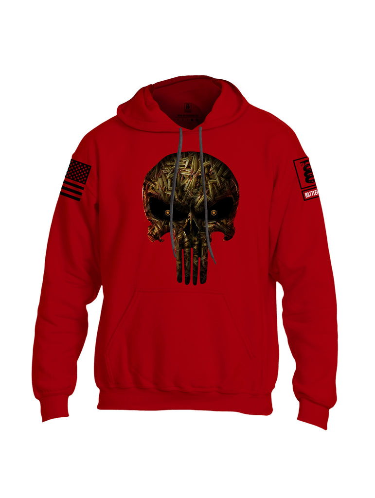 Battleraddle Expounder Bullet Rounds Black Sleeve Print Mens Blended Hoodie With Pockets