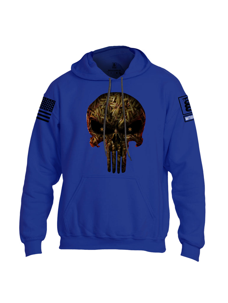 Battleraddle Expounder Bullet Rounds Black Sleeve Print Mens Blended Hoodie With Pockets