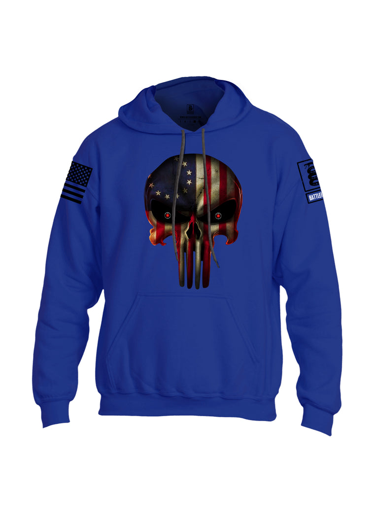 Battleraddle Expounder Colony Flag Black Sleeve Print Mens Blended Hoodie With Pockets