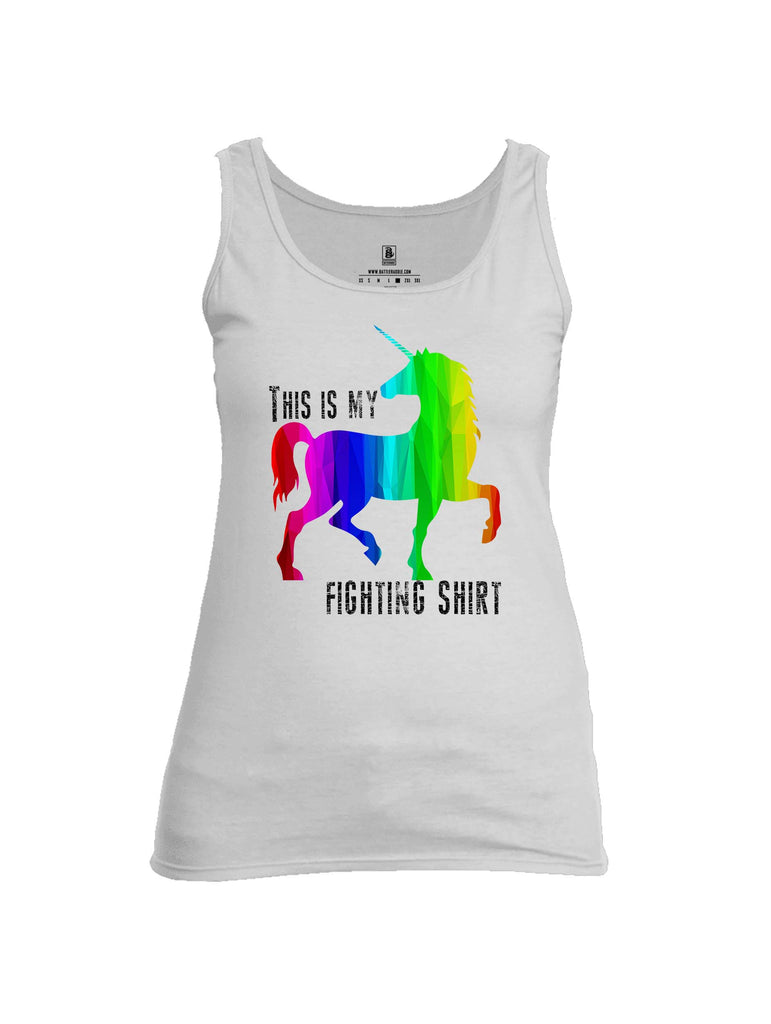 Battleraddle This is My Fighting Shirt Womens Cotton Tank Top