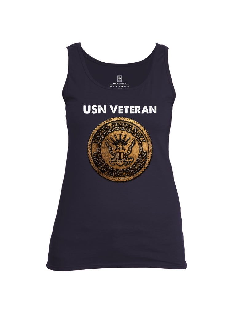 Battleraddle USN Veteran Chief Of Naval Operations Womens Cotton Tank Top