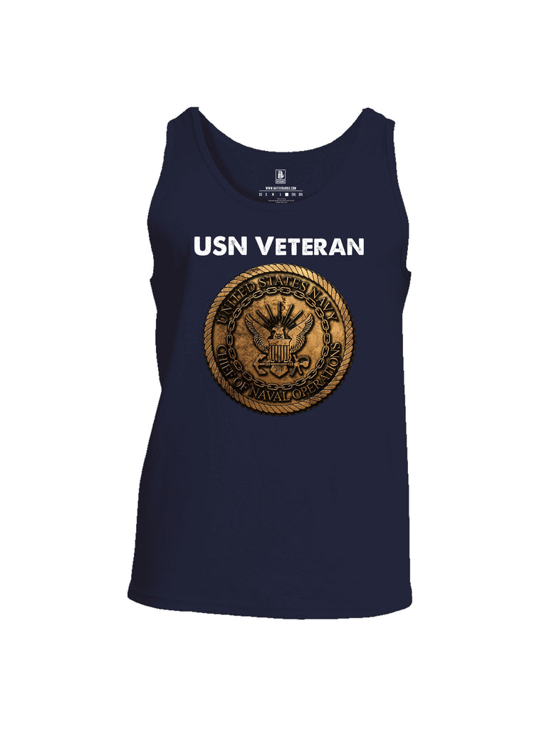 Battleraddle USN Veteran Chief Of Naval Operations Mens Cotton Tank Top