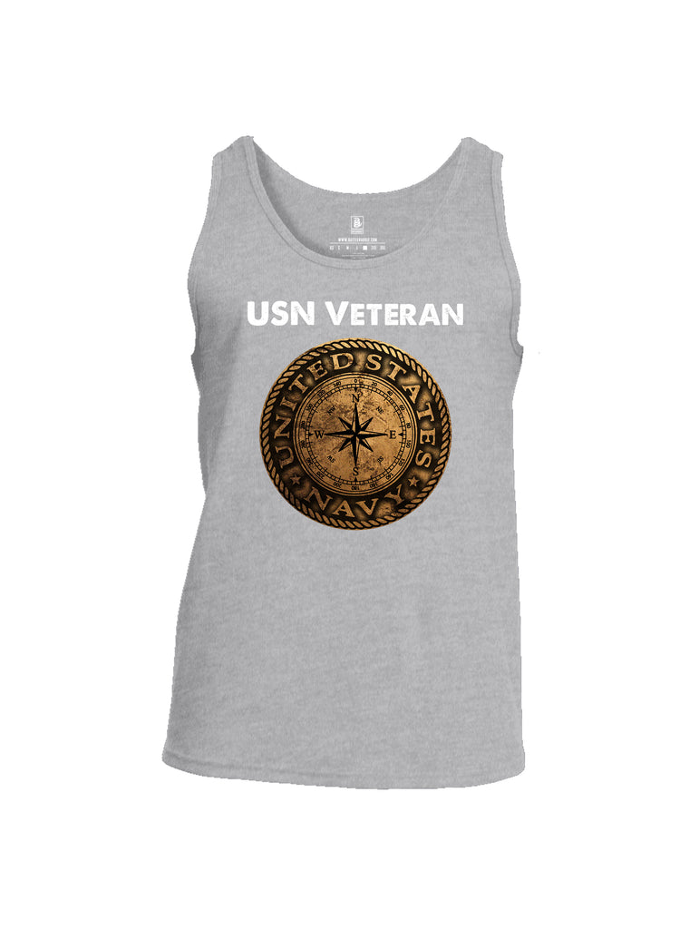 Battleraddle USN Veteran Compass Mens Cotton Tank Top