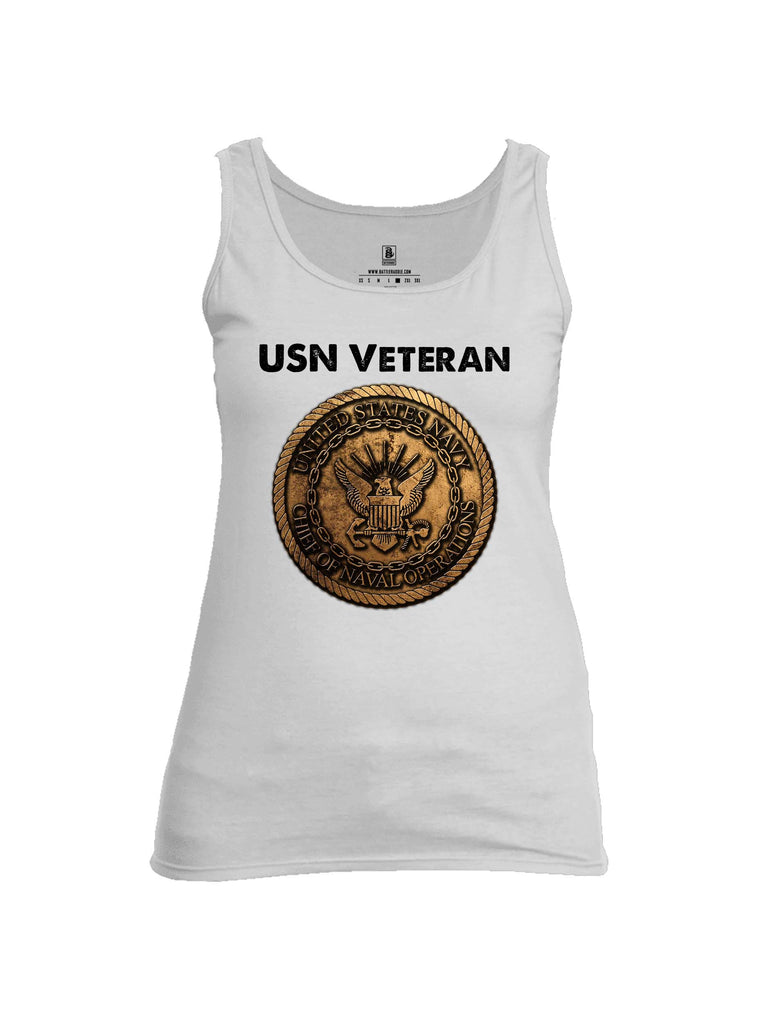 Battleraddle USN Veteran Chief Of Naval Operations Womens Cotton Tank Top
