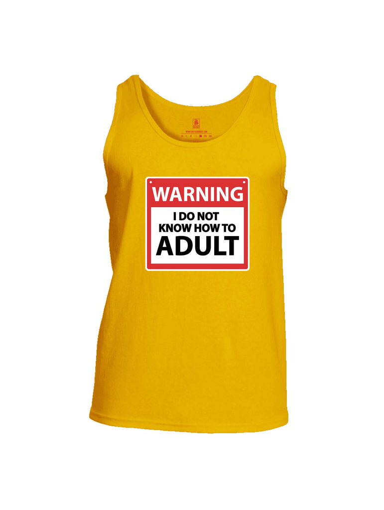 Battleraddle Safety Brief Instructor Mens Cotton Tank Top