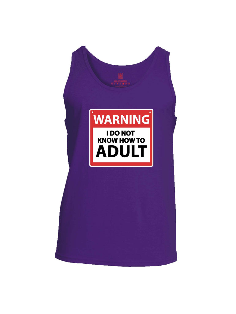 Battleraddle Safety Brief Instructor Mens Cotton Tank Top