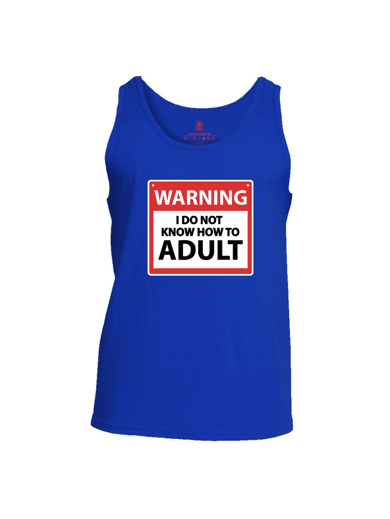 Battleraddle Safety Brief Instructor Mens Cotton Tank Top